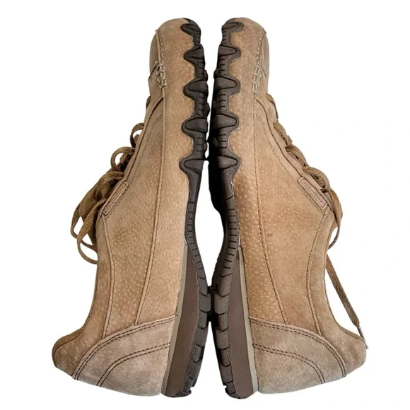 Skechers Bikers Curbed Women’s 9.5 Brown Suede Relaxed Fit Memory Foam Sneakers - Picture 5 of 13